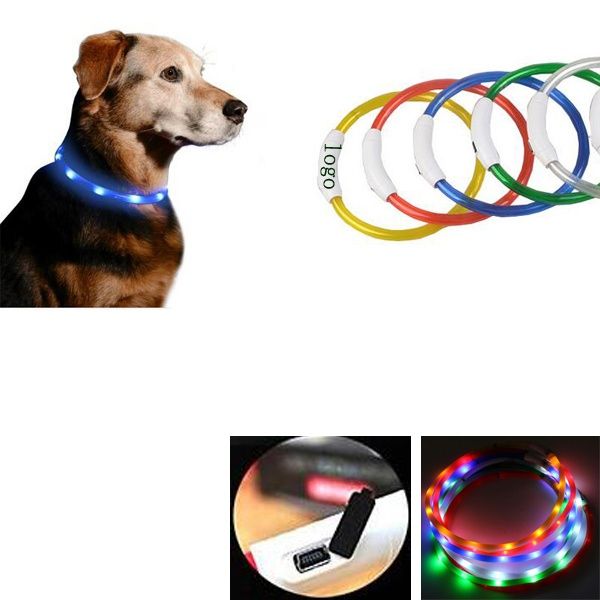 LED Dog Necklace Collar
