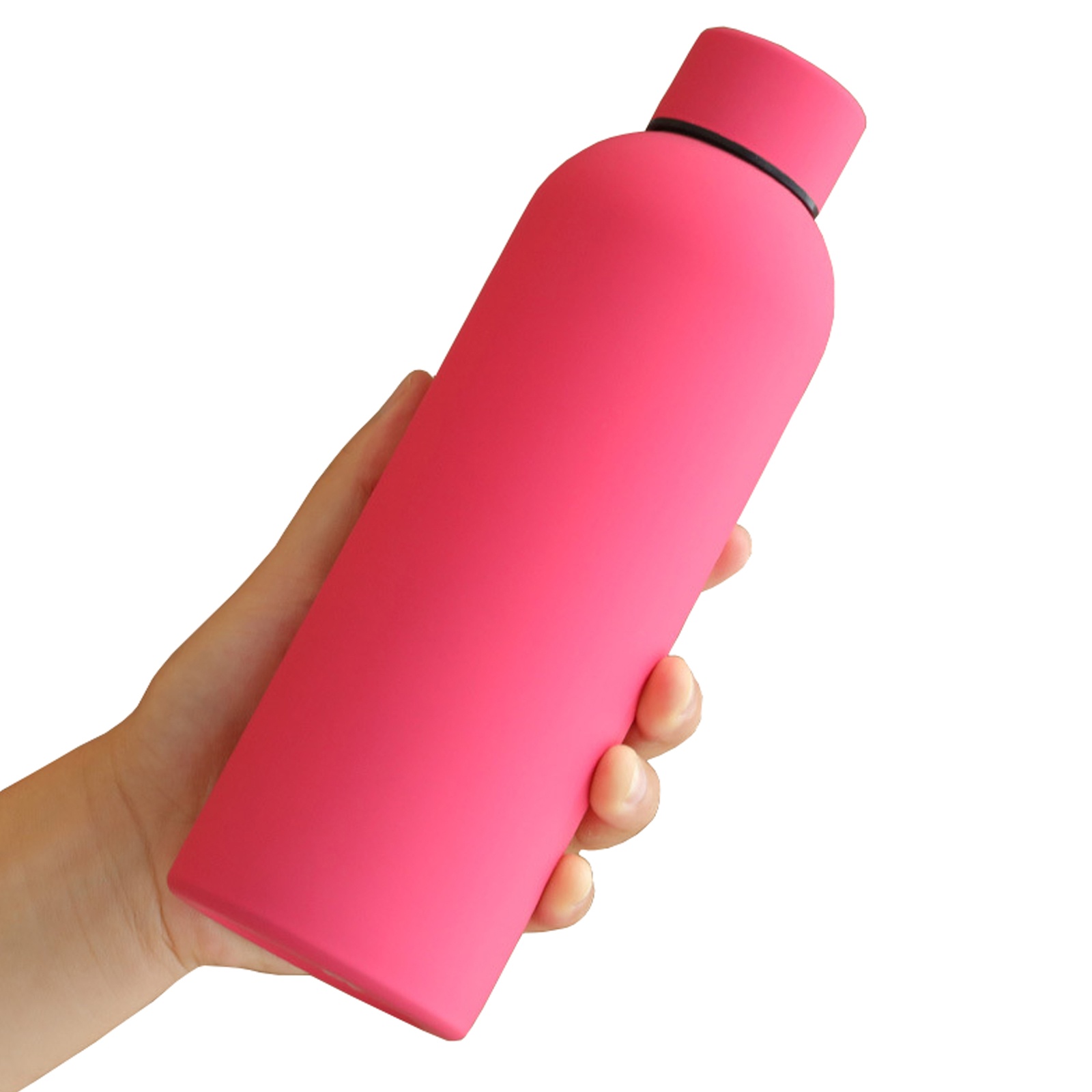 17OZ Rubber Lacquered Insulated Bottle