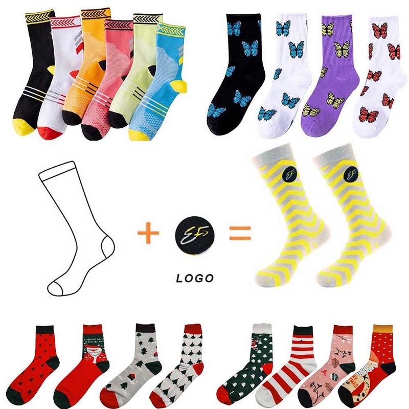 Custom Sports Knit Socks