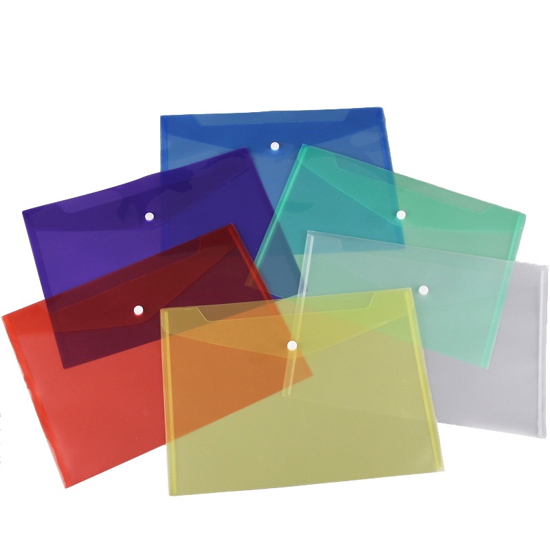Transparent Folder with Snap Button
