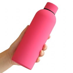 17OZ Rubber Lacquered Insulated Bottle