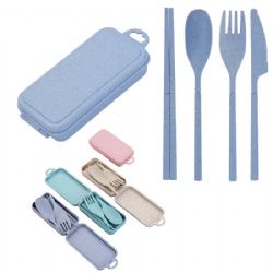 4 in 1 Travel Camping Cutlery Set