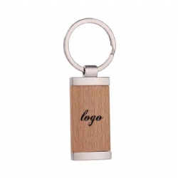 Wooden Key Tag Key Chain