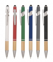 Soft-Touch Bamboo Stylus Pen